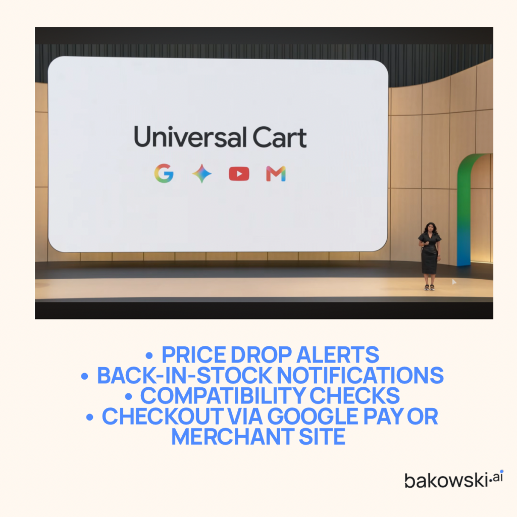 Universal Cart Google Features